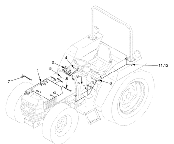 Part Location Diagram of DD-T4620-69471 Cub Cadet Wire Harness 3
